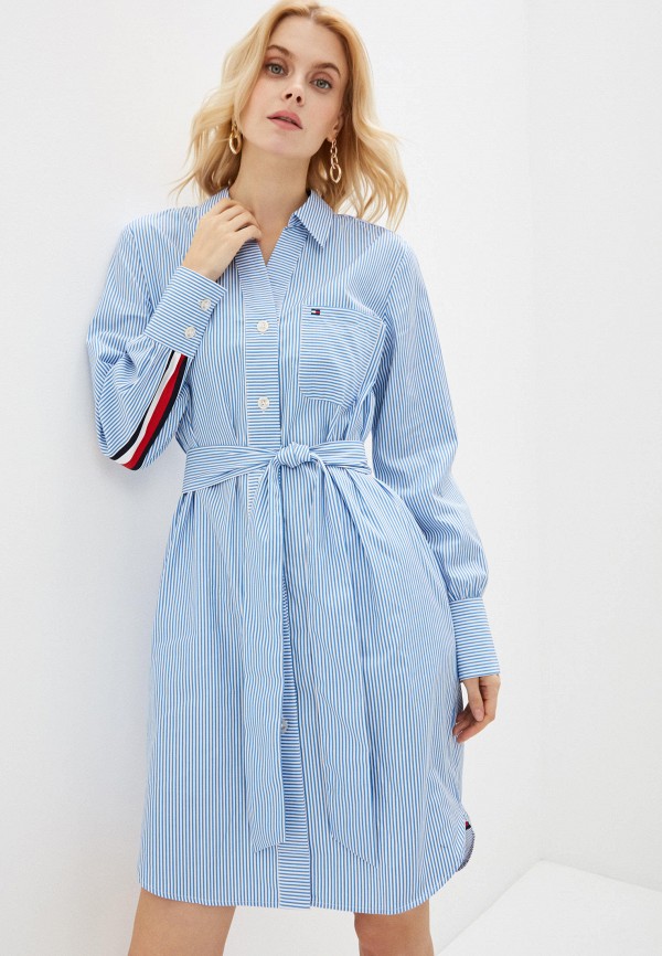 

Платье Tommy Hilfiger, Голубой, Tommy Hilfiger MP002XW0QNNR