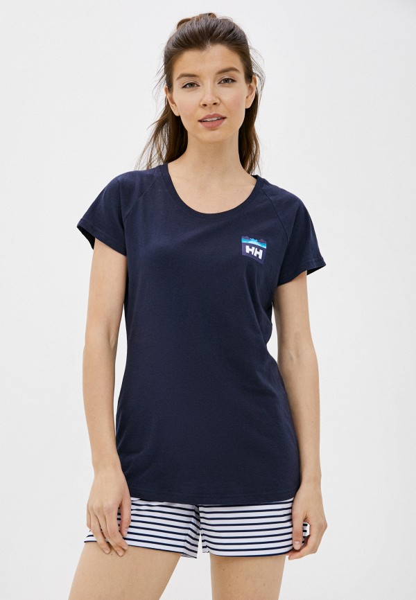

Футболка Helly Hansen, Синий, W NORD GRAPHIC DROP T-SHIRT