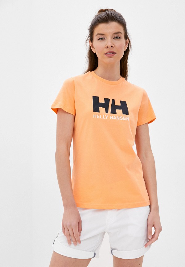 

Футболка Helly Hansen, Оранжевый, W HH LOGO T-SHIRT