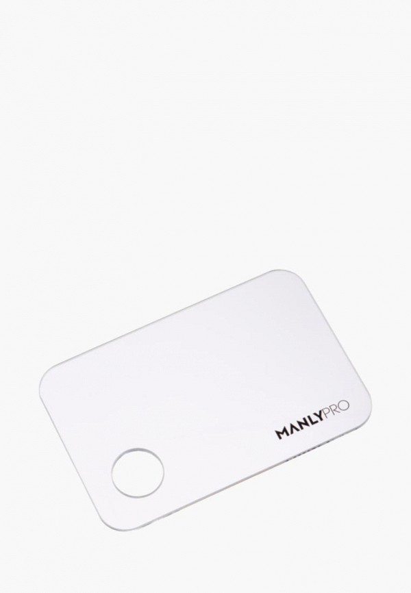 

Палитра для макияжа Manly Pro, Прозрачный, для смешивания косметики, ПА, 15 х 10 см