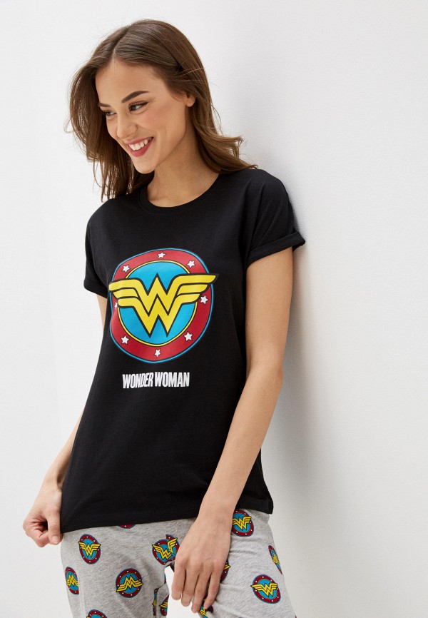 

Футболка Tezenis, Черный, Wonder Woman