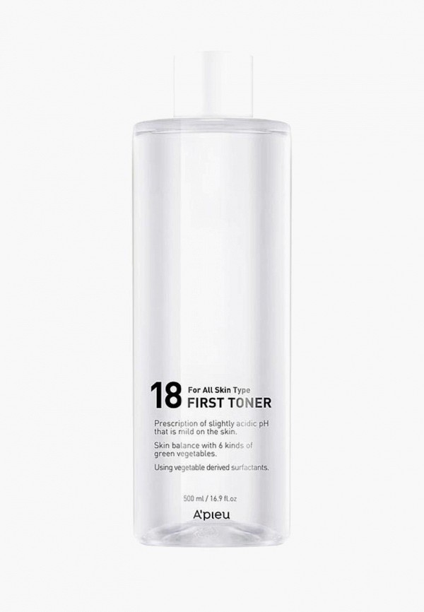 

Тоник для лица Apieu, Прозрачный, 18 First Toner, 500 мл