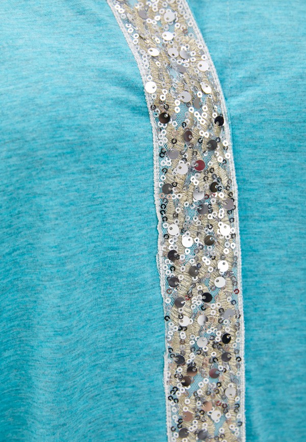 Блуза Olsi цвет бирюзовый  Фото 4