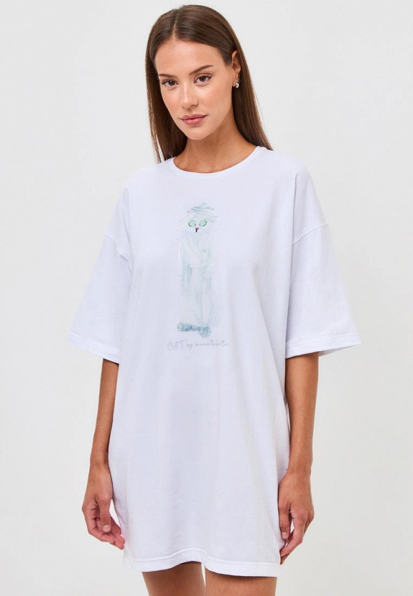 

Футболка домашняя Manii'ta Lacitta, Белый, Кот