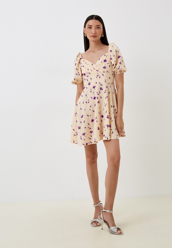 Платье Lulez бежевый, размер 44, фото 2