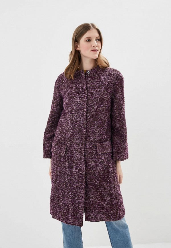 Пальто Tantino цвет фиолетовый 