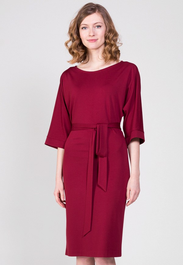 Платье  - бордовый цвет