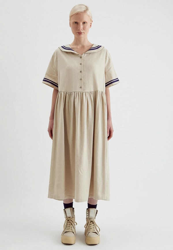 

Платье Unique Fabric, Бежевый