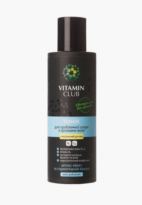 

Тоник для лица VitaminClub, Черный, VitaminClub MP002XW0QXMT