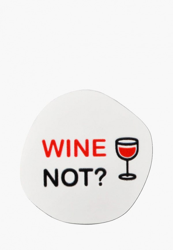 

Брошь Monolama, Белый, Wine