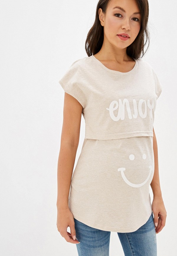 

Футболка Hunny mammy, Бежевый