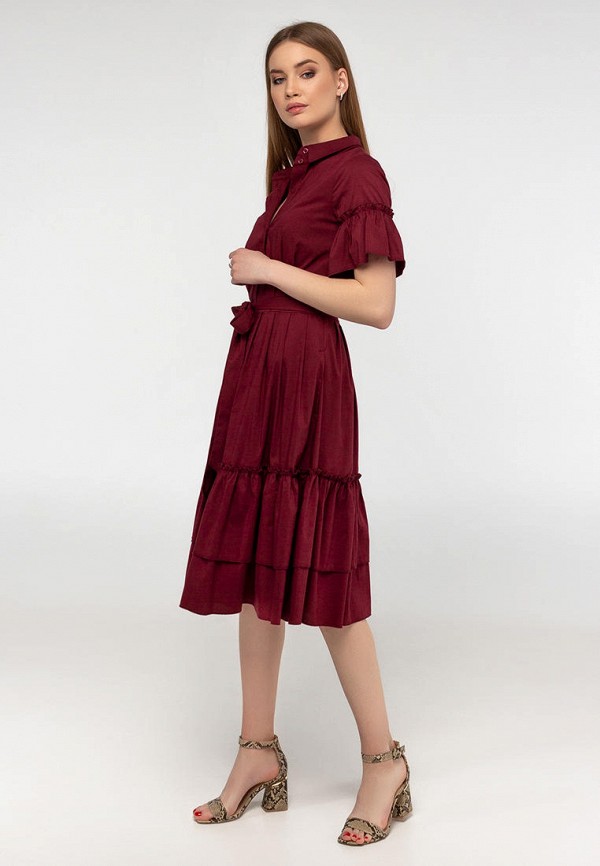 

Платье Viravi Wear, Бордовый, Viravi Wear MP002XW0R0ZX