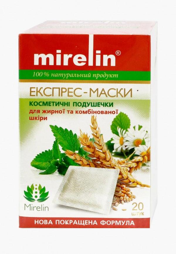 

Маска для лица Mirelin, Белый, Кукуруза для жирной и комбинированной кожи, 130 г