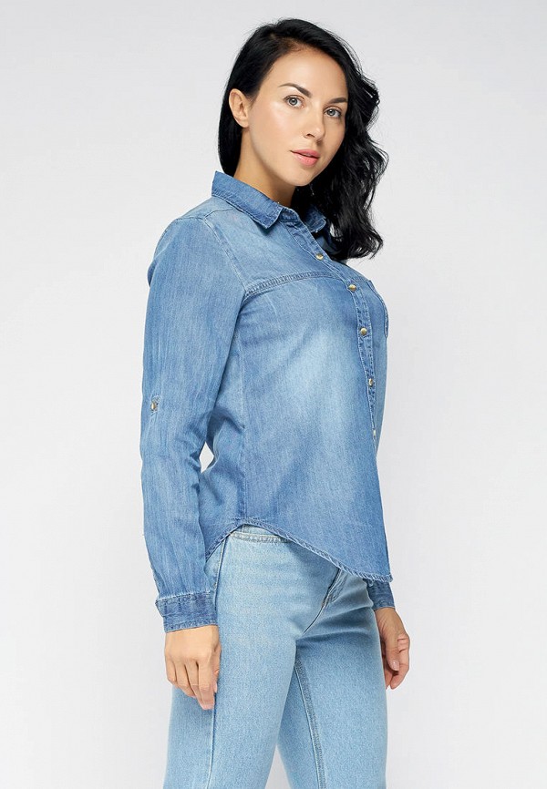 Рубашка джинсовая Bellart цвет синий  Фото 4