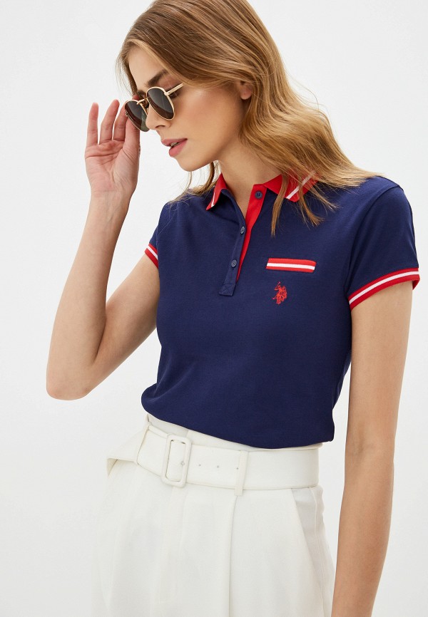 

Поло U.S. Polo Assn, Синий