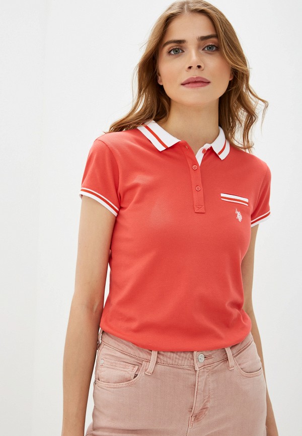 

Поло U.S. Polo Assn, Красный