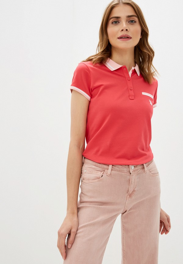 

Поло U.S. Polo Assn, Розовый