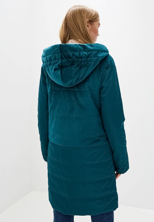 Куртка утепленная DizzyWay цвет зеленый  Фото 3