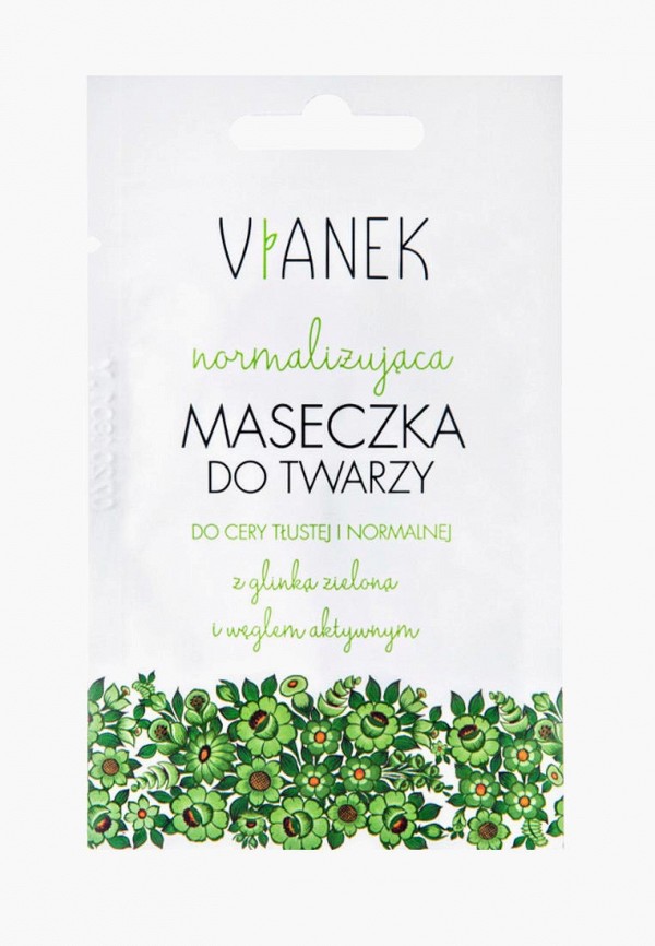 

Маска для лица Vianek, Белый, Нормализующая, 10 мл