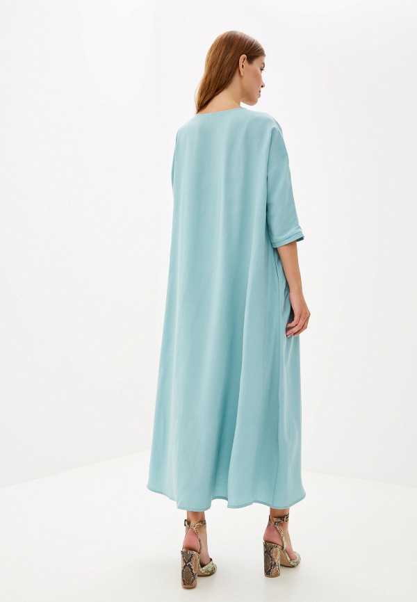 Платье Ruxara цвет бирюзовый  Фото 3
