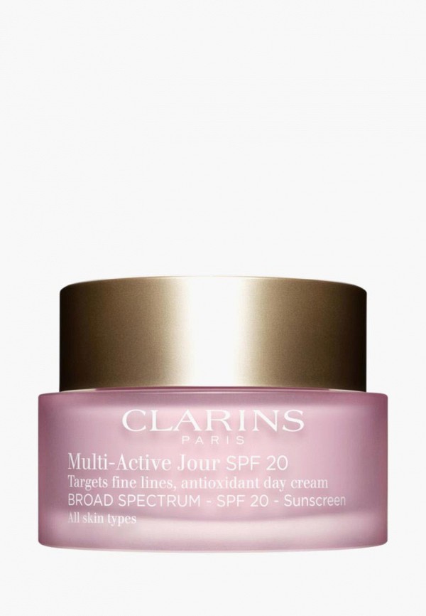 

Крем для лица Clarins, Прозрачный, Multi-Active Creme Jour SPF 20, 50 мл