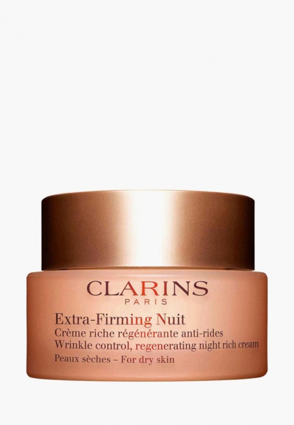 

Крем для лица Clarins, Прозрачный, Extra-Firming For Dry Skin Night Cream, 50 мл