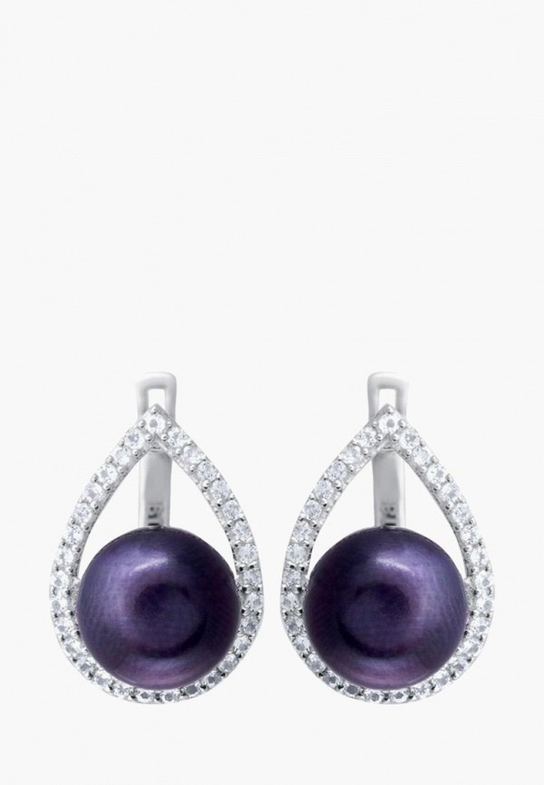 

Серьги BoutiqueTV, Серебряный;фиолетовый, BoutiqueTV MP002XW0RB11
