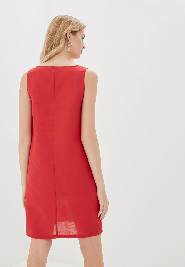 Платье Савосина цвет красный  Фото 3