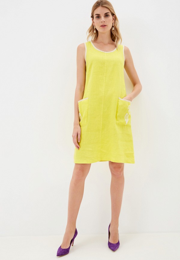 Платье Савосина цвет желтый  Фото 2