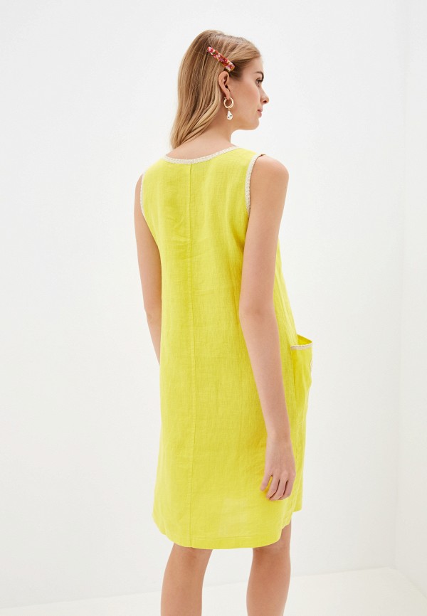 Платье Савосина цвет желтый  Фото 3