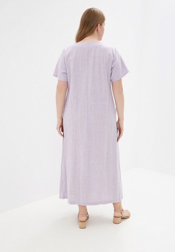 Платье Савосина цвет фиолетовый  Фото 3