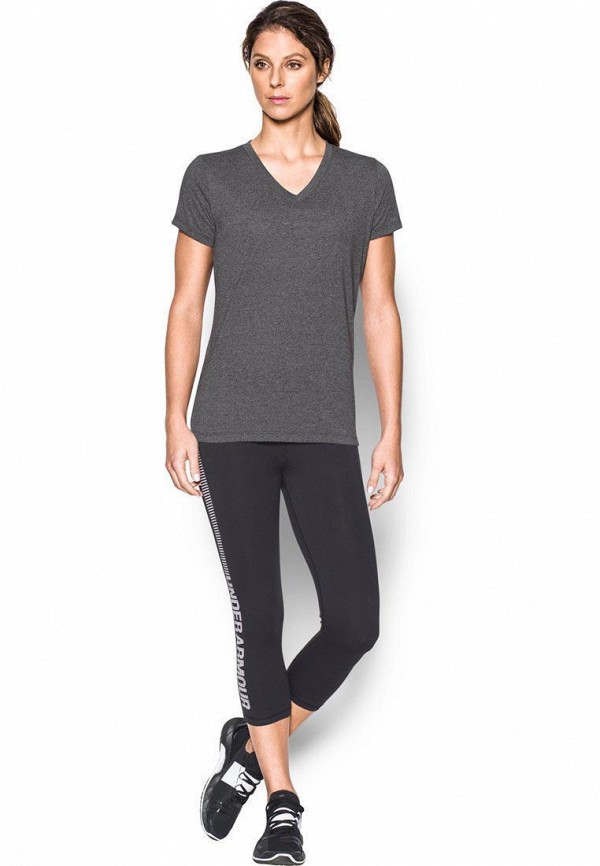 

Футболка спортивная Under Armour, Серый, Threadborne Train SSV Twist