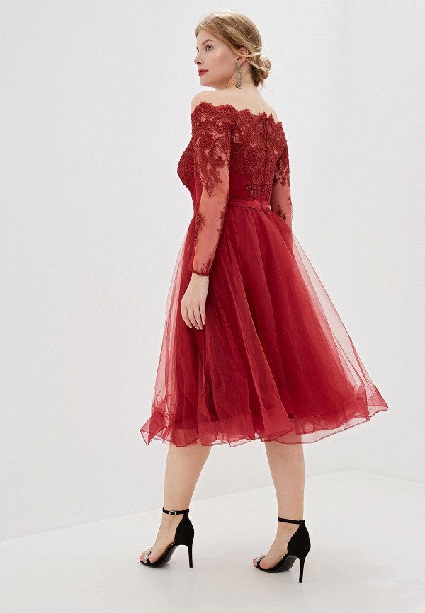 Платье Milomoor цвет бордовый  Фото 3