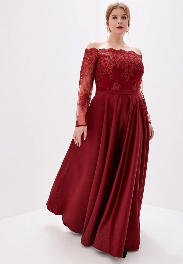 Платье Milomoor цвет бордовый 