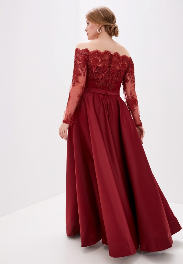 Платье Milomoor цвет бордовый  Фото 3
