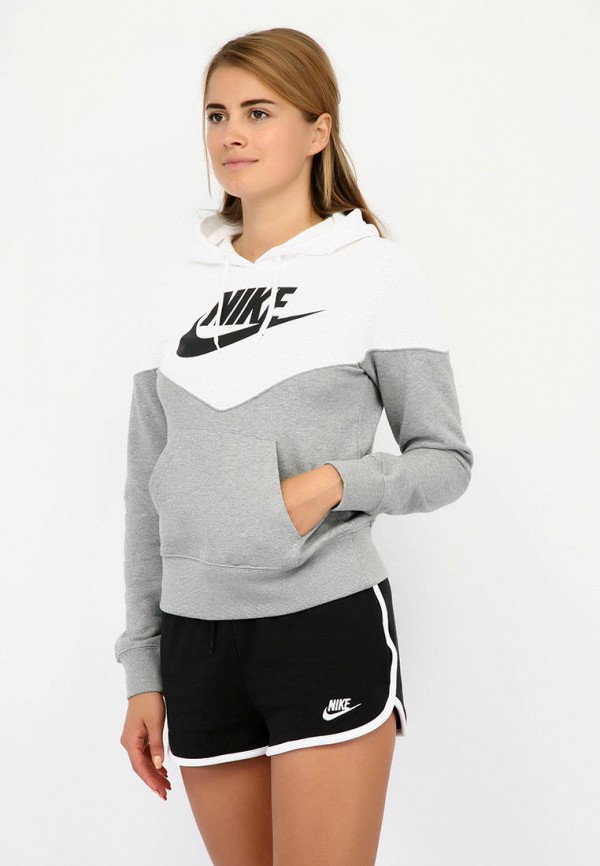 

Худи Nike, W NSW HRTG HOODIE FLC, Серый
