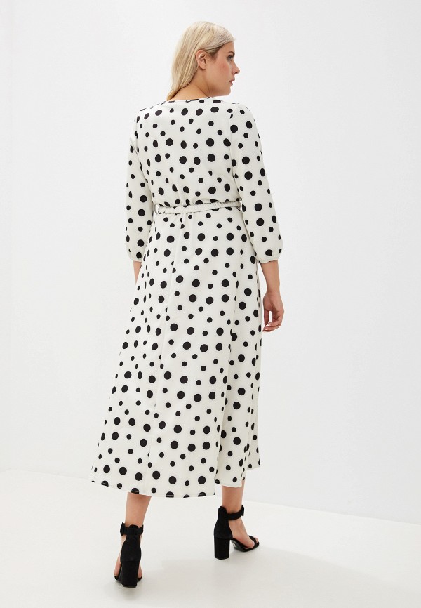 Платье Avemod бежевый, размер 46, фото 3