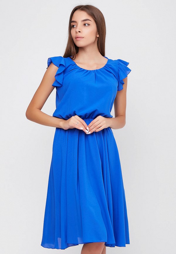 Платье  - синий цвет