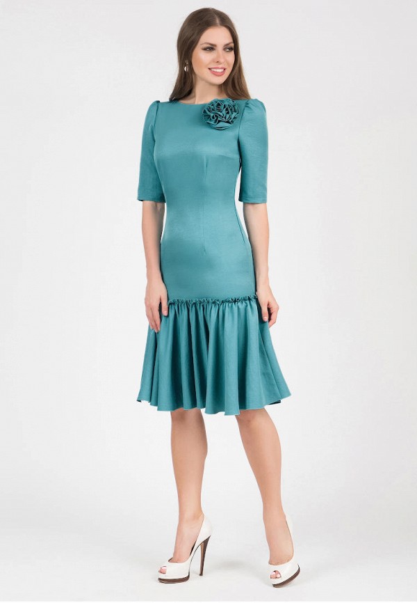

Платье Olivegrey, Бирюзовый, KIELLO