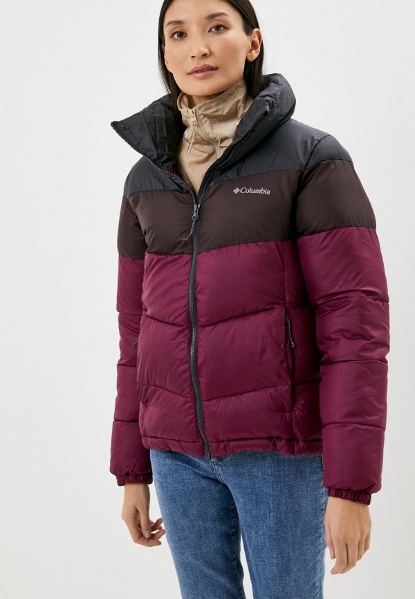 

Куртка утепленная Columbia, Бордовый, Puffect™ Color Blocked Jacket