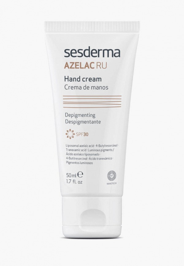 

Крем для рук Sesderma, Белый, AZELAC SPF 30, 50 мл