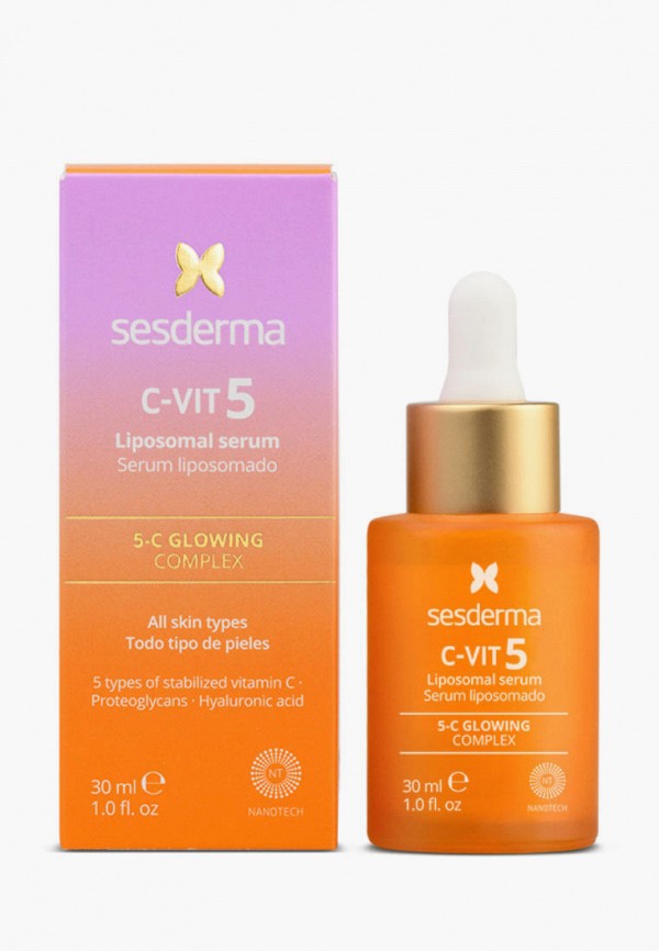 

Сыворотка для лица Sesderma, Оранжевый, C-VIT 5, 30 мл