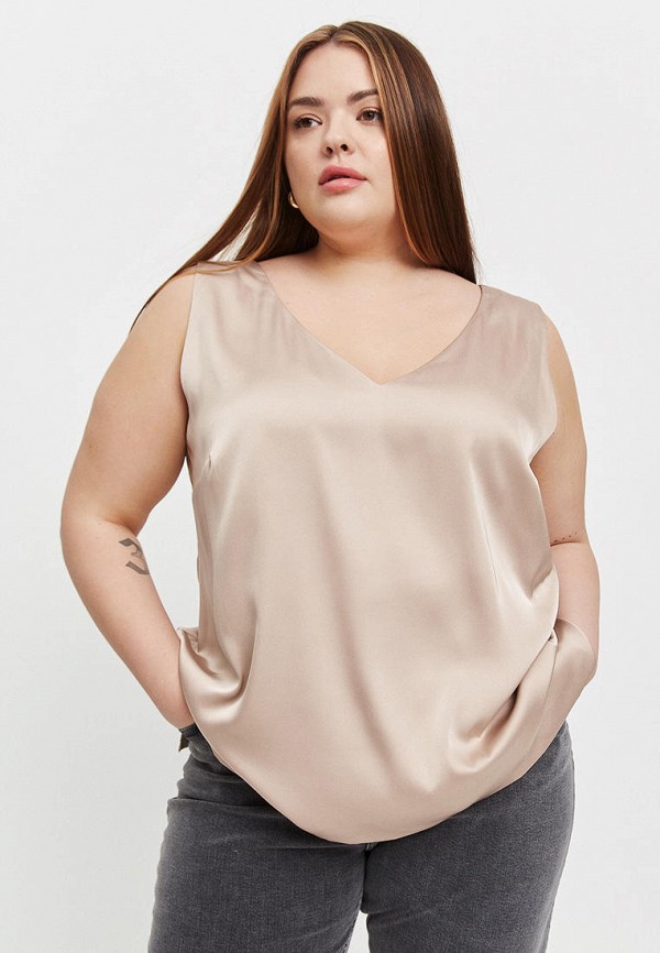 Топ 4forms бежевый, размер 40, фото 4