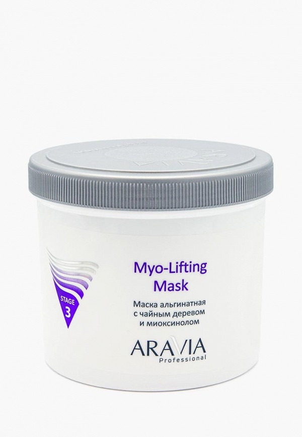 

Маска для лица Aravia Professional, Бежевый, альгинатная с чайным деревом и миоксинолом Myo-Lifting, 550 мл.