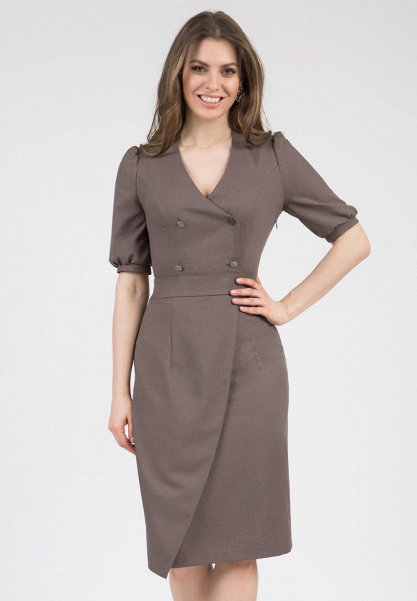 

Платье Olivegrey, Коричневый, TEOFANIA
