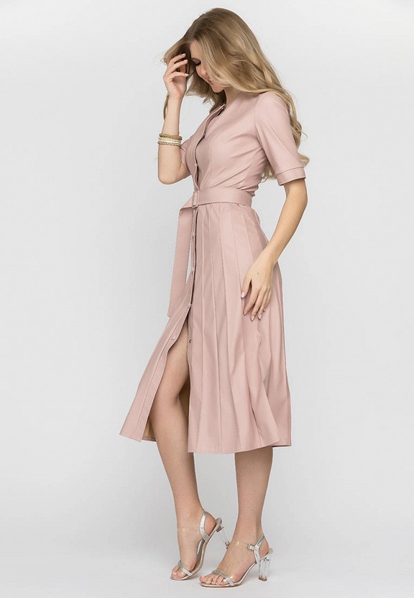Платье Clever woman studio цвет розовый  Фото 5