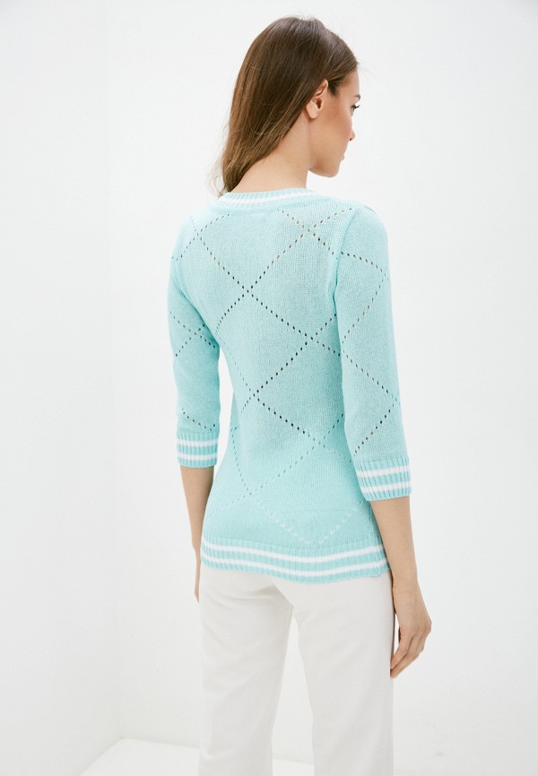 Пуловер Стим цвет бирюзовый  Фото 3