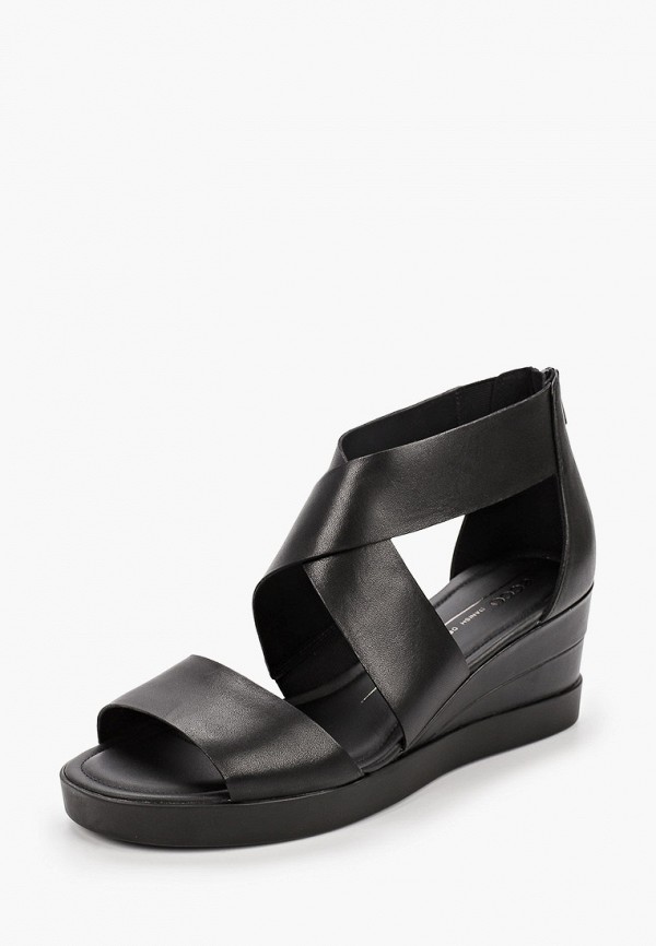 

Босоножки Ecco, Черный, SHAPE WEDGE PLATEAU SANDAL