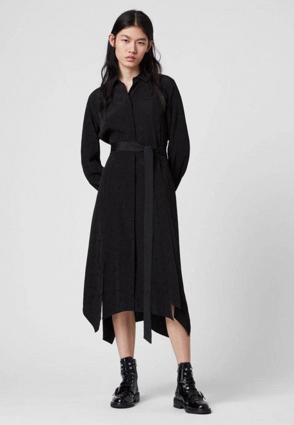 

Платье AllSaints, Черный, TILLY VALENTINE