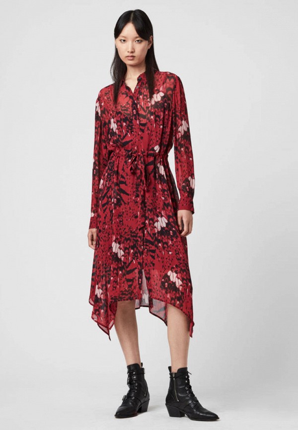

Платье AllSaints, Красный, AllSaints MP002XW0S1NV
